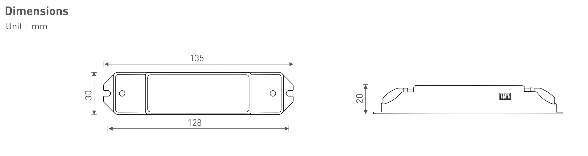 DALI, 0-100% Dim, PWM digital dimming, CC 12W, 100-400mA output, 100-240Vac I/P, Class 2, IP20. SE-12-100-400-W1D  LTECH Dali Constant Current
